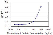 Detection limit for recombinant GST tagged PIGS is 1 ng/ml as a capture antibody.