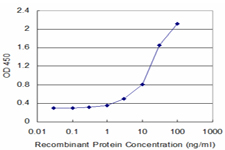 Detection limit for recombinant GST tagged RPS5 is approximately 3ng/ml as a capture antibody.