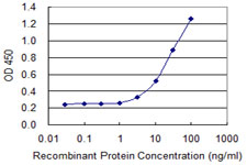 Detection limit for recombinant GST tagged AK2 is 1 ng/ml as a capture antibody.