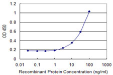 Detection limit for recombinant GST tagged DPAGT1 is 1 ng/ml as a capture antibody.
