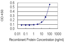 Detection limit for recombinant GST tagged EN2 is 3 ng/ml as a capture antibody.