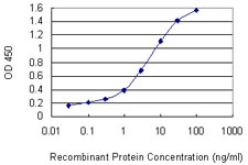 Detection limit for recombinant GST tagged BMX is 0.03 ng/ml as a capture antibody.