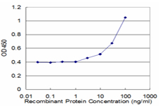 Detection limit for recombinant GST tagged FAH is approximately 3 ng/ml as a capture antibody.