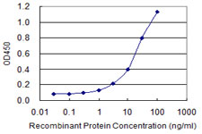 Detection limit for recombinant GST tagged CTBS is 0.3 ng/ml as a capture antibody.