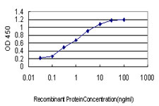 Detection limit for recombinant GST tagged LASS6 is approximately 0.03 ng/ml as a capture antibody.