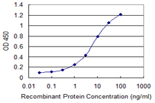 Detection limit for recombinant GST tagged INPP5A is 0.1 ng/ml as a capture antibody.