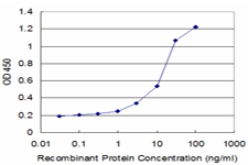 Detection limit for recombinant GST tagged ASPH is approximately 1 ng/ml as a capture antibody.