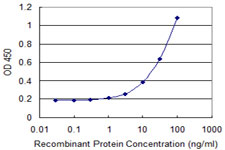 Detection limit for recombinant GST tagged KEL is 1 ng/ml as a capture antibody.