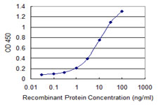 Detection limit for recombinant GST tagged PLA2G16 is 0.1 ng/ml as a capture antibody.