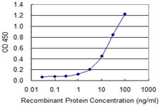 Detection limit for recombinant GST tagged POLR2C is 0.3 ng/ml as a capture antibody.
