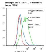 Flow cytometry of TNFRSF18 / GITR antibody