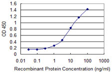 Detection limit for recombinant GST tagged ZNF138 is 0.1 ng/ml as a capture antibody.