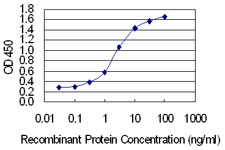 Detection limit for recombinant GST tagged COL5A2 is 0.03 ng/ml as a capture antibody.