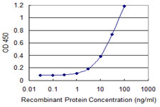 Detection limit for recombinant GST tagged UBE2N is 0.3 ng/ml as a capture antibody.