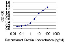 Detection limit for recombinant GST tagged UGT2B7 is 0.1 ng/ml as a capture antibody.