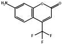 Structure of 7-Amino-4-trifluoromethylcoumarin (AFC)