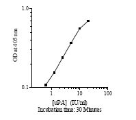 uPA Chromogenic Activity Standard Curve (For High uPA Activity Samples)