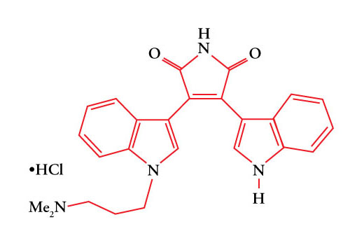 Bisindolylmaleimide I structure