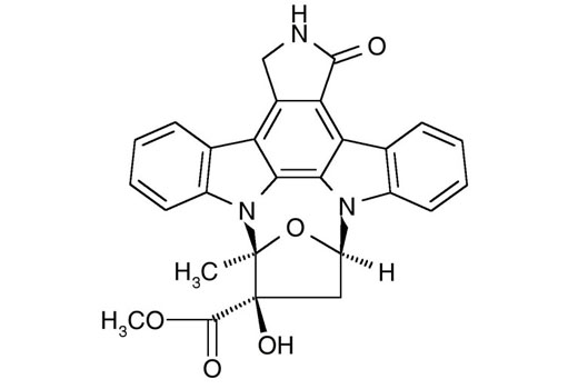 Chemical structure of K252a.