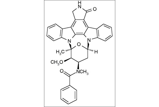 Chemical structure of PKC412.