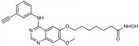 Chemical structure of CUDC-101.