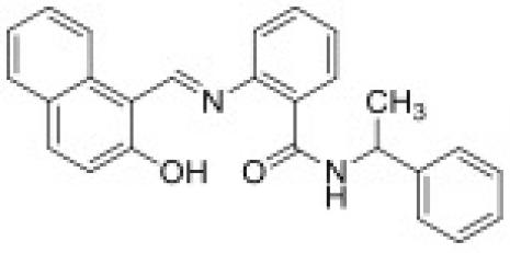 Chemical structure of Sirtinol.
