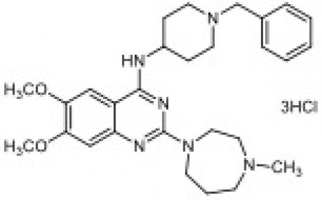 Chemical structure of BIX-01294 3HCl.