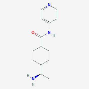 Chemical Structure of Y-27632, Dihydrochloride Salt
