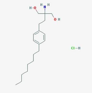Chemical structure of Fingolimod, Hydrochloride Salt