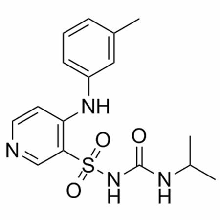 Chemical structure of Torsemide (Demadex)