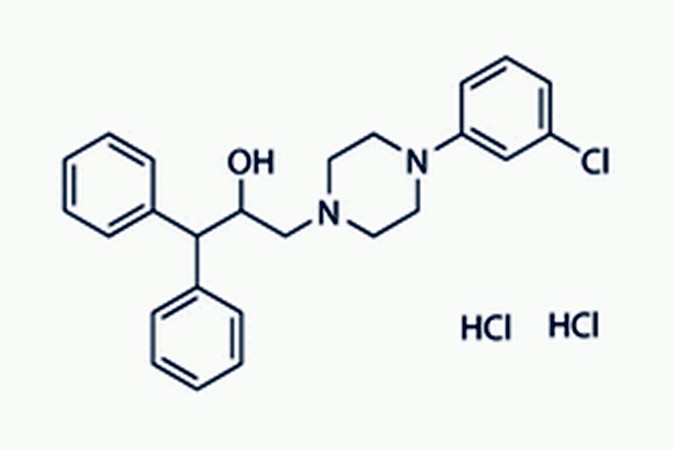 Chemical structure of BRL-15572 dihydrochloride