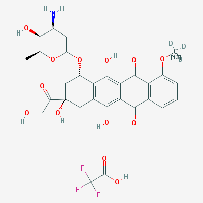 Chemical structure of Doxorubicin, Hydrochloride Salt