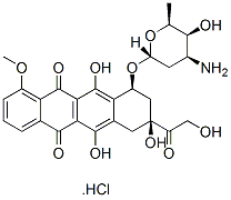 Doxorubicin, Hydrochloride Salt: Adriacin, Adriamycin, Adriblastin, Adriblastina, Caelyx